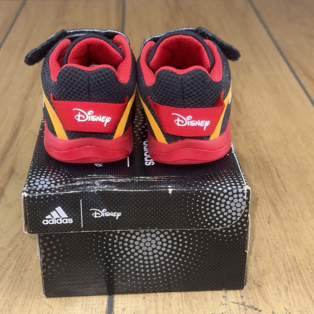 Adidas Toddler Disney Mickey Mouse Boys ActivePlay 1 Shoes Black Red Size 6K - Picture 14 of 16